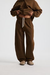 430gsm Brushed Fleece Curved Joggers