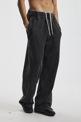 430gsm Vintage Wash Wide Leg Joggers