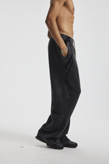 430gsm Vintage Wash Wide Leg Joggers