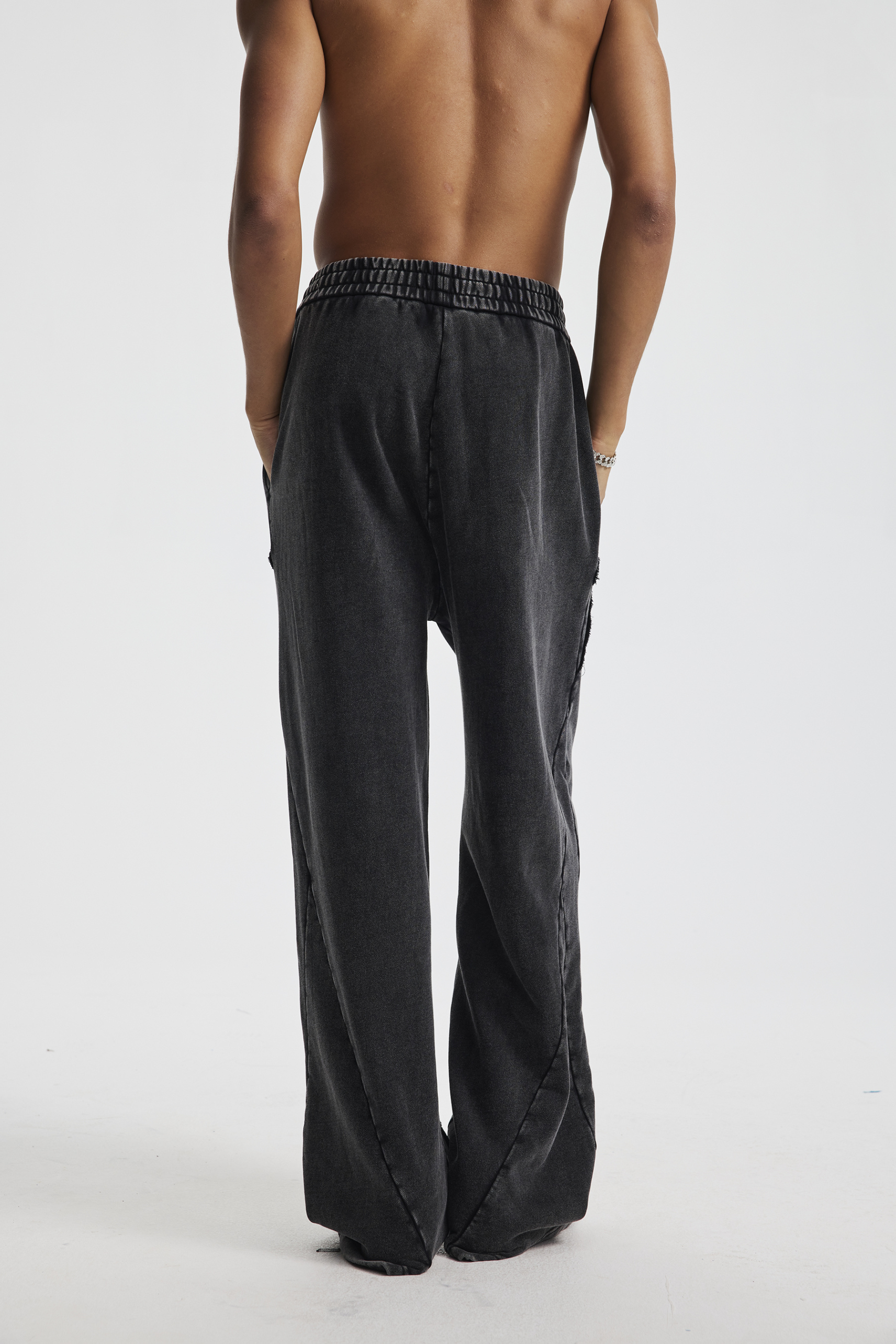 430gsm Vintage Wash Wide Leg Joggers