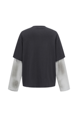 275gsm Spray Dyed Fake Layer Boxy Tee