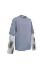 275gsm Spray Dyed Fake Layer Boxy Tee