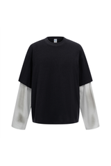 275gsm Spray Dyed Fake Layer Boxy Tee
