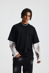 275gsm Spray Dyed Fake Layer Boxy Tee