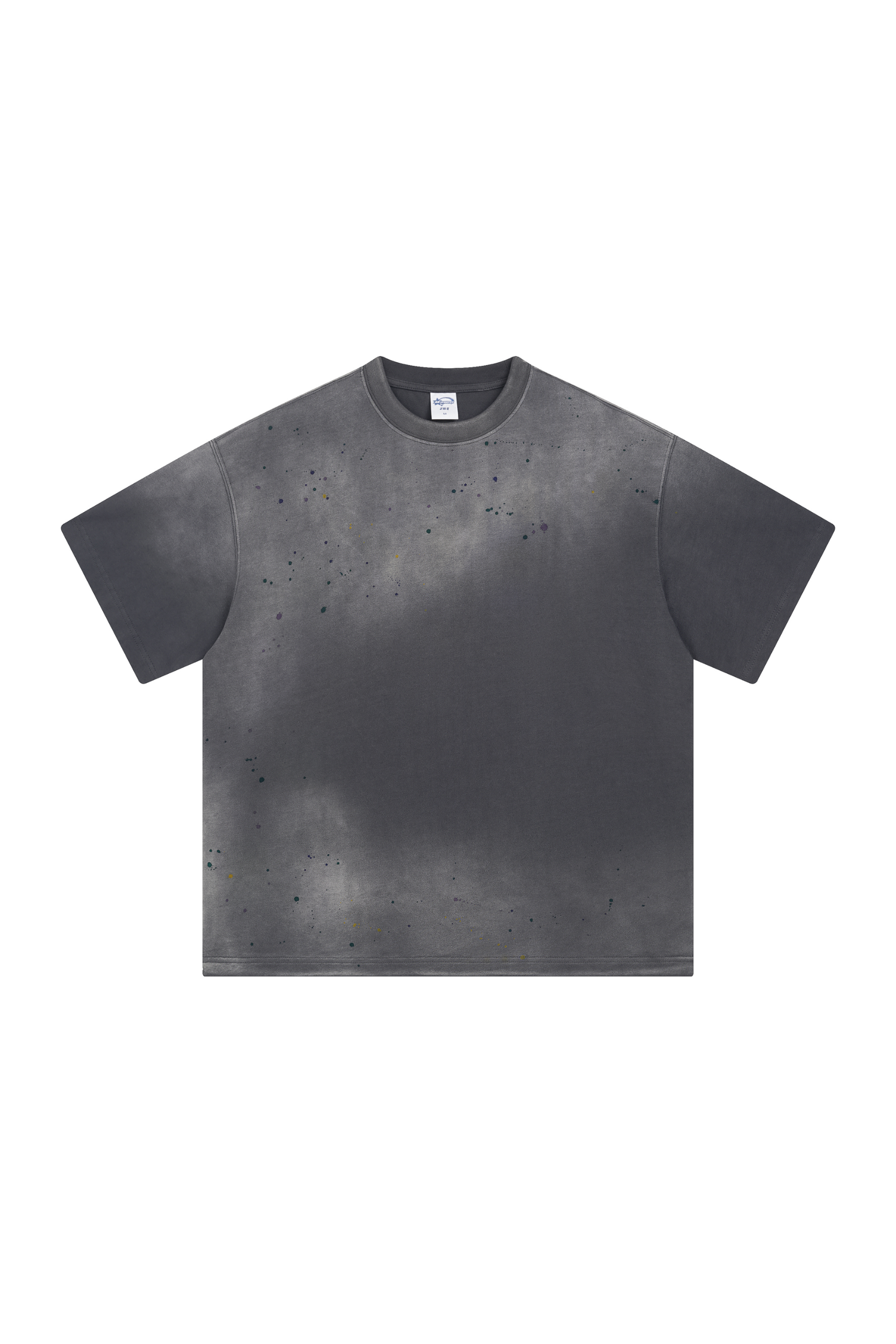 Sun-Faded Paint-Splatter T-Shirt