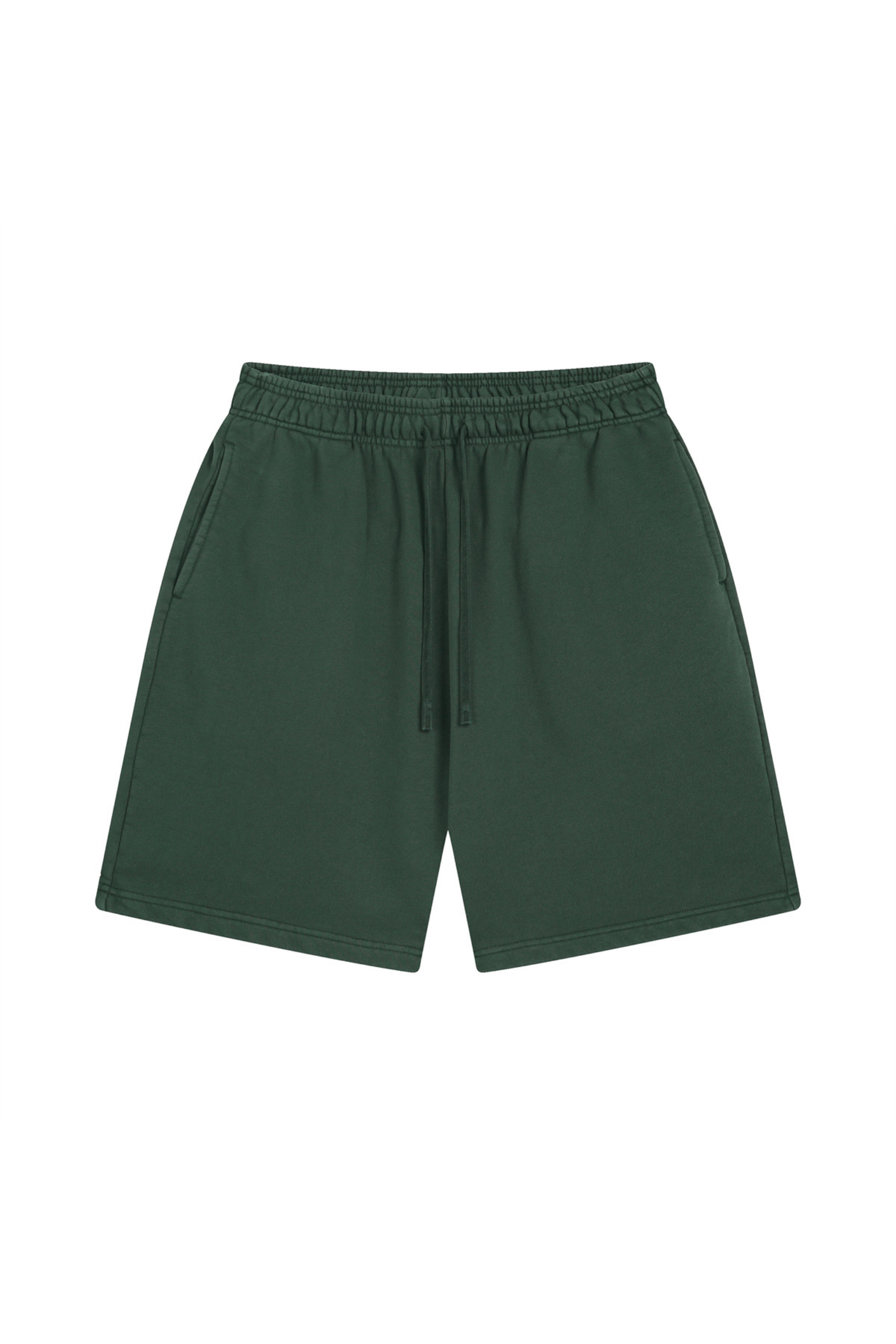 Washed Relaxed Drawstring Shorts