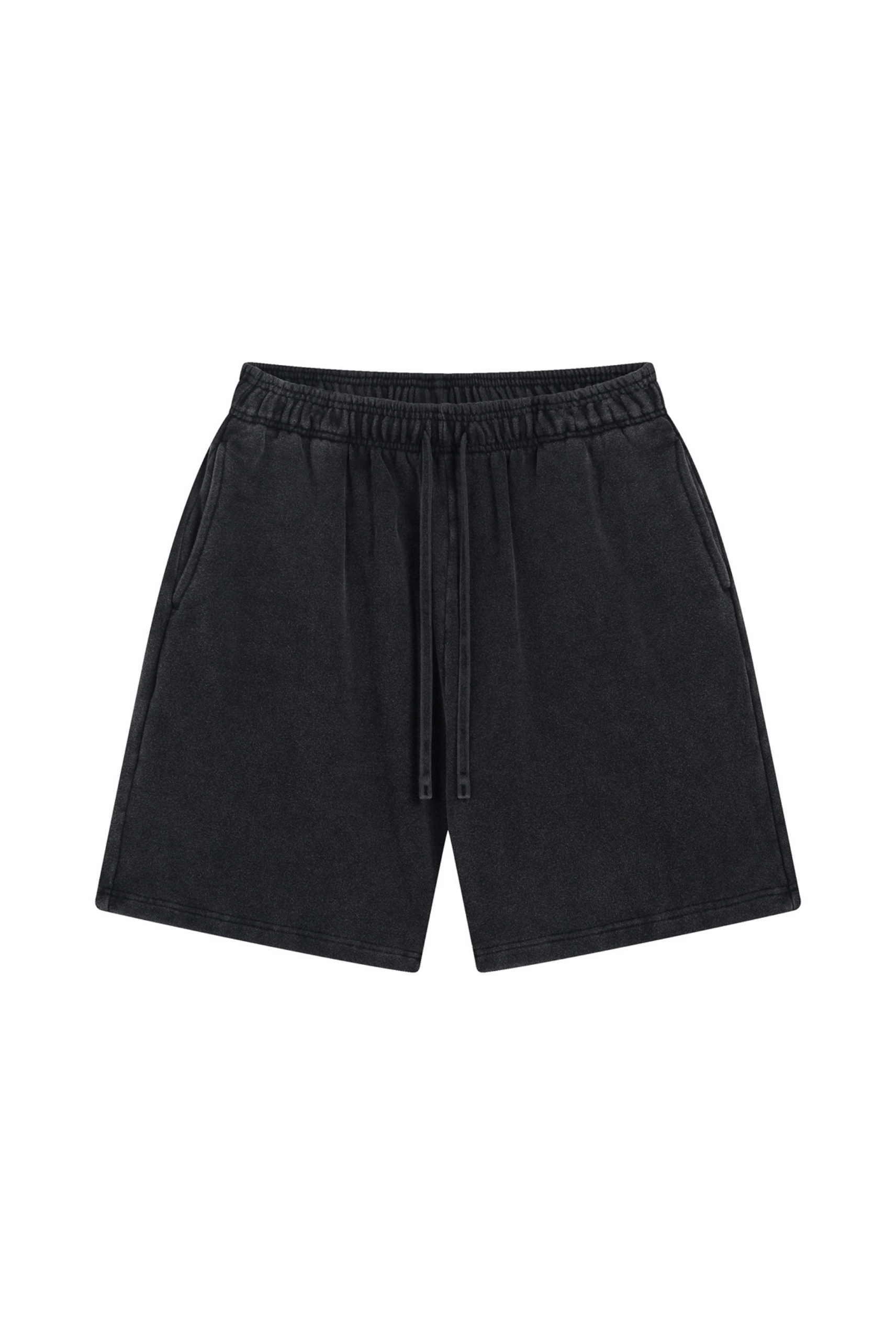 Washed Relaxed Drawstring Shorts
