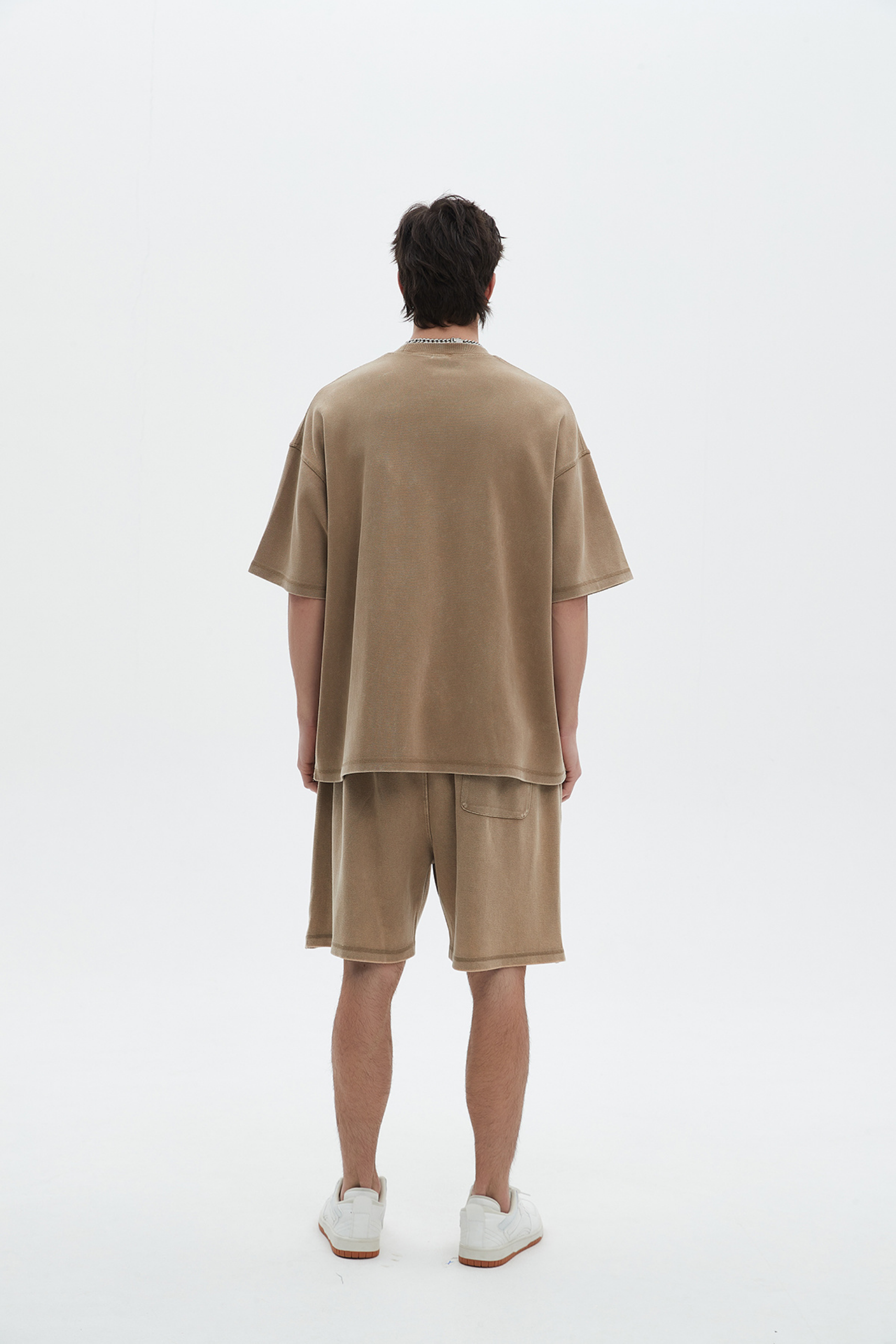 Ultra Heavyweight Washed Faded Shorts