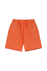 Washed Raw-Hem Sweat Shorts