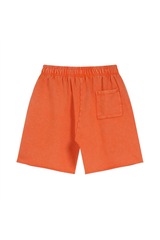 Washed Raw-Hem Sweat Shorts