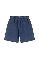 Washed Raw-Hem Sweat Shorts