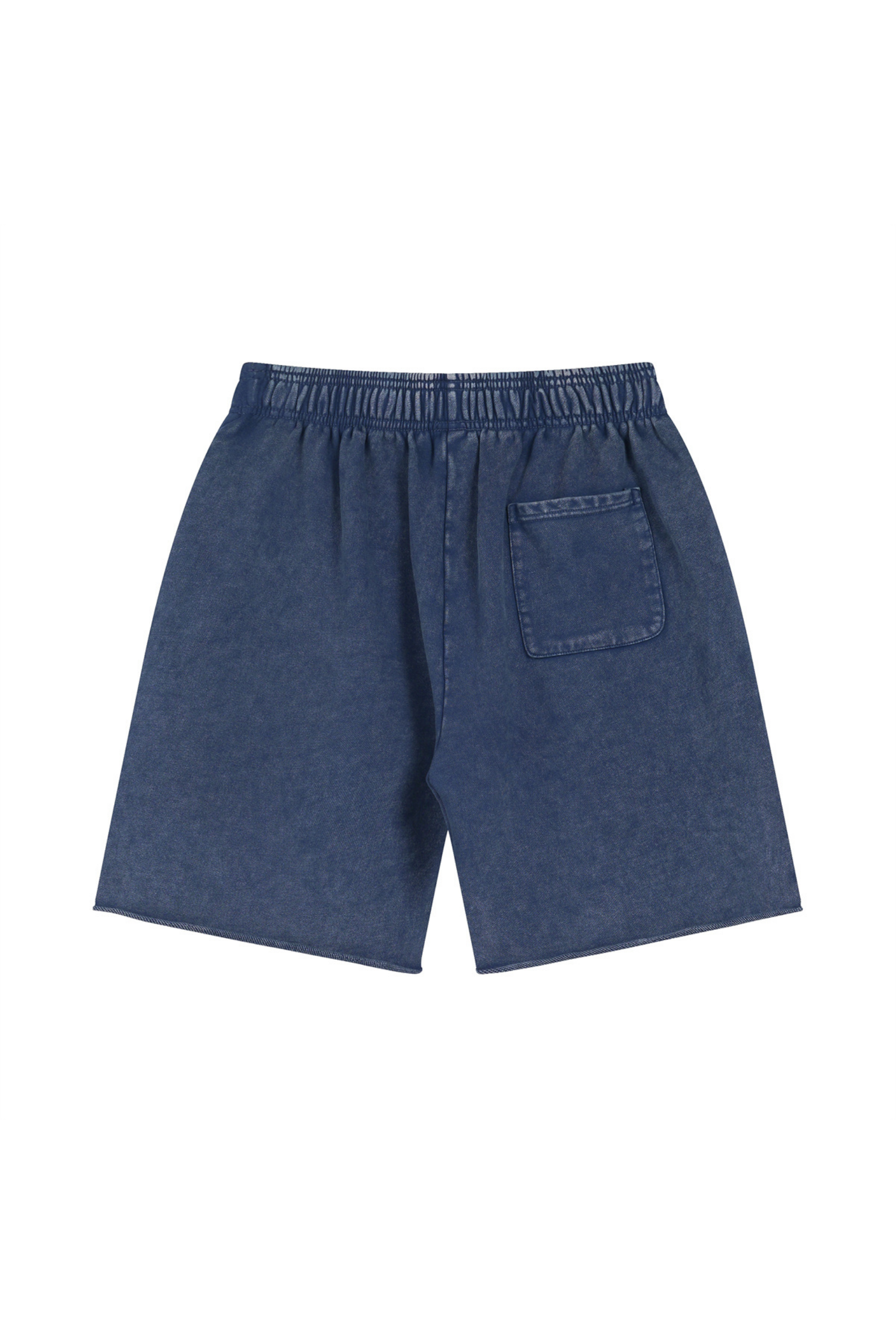Washed Raw-Hem Sweat Shorts
