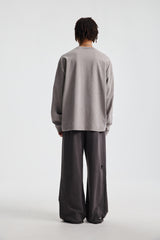 285gsm Garment Dyed Boxy Long Sleeve Tee