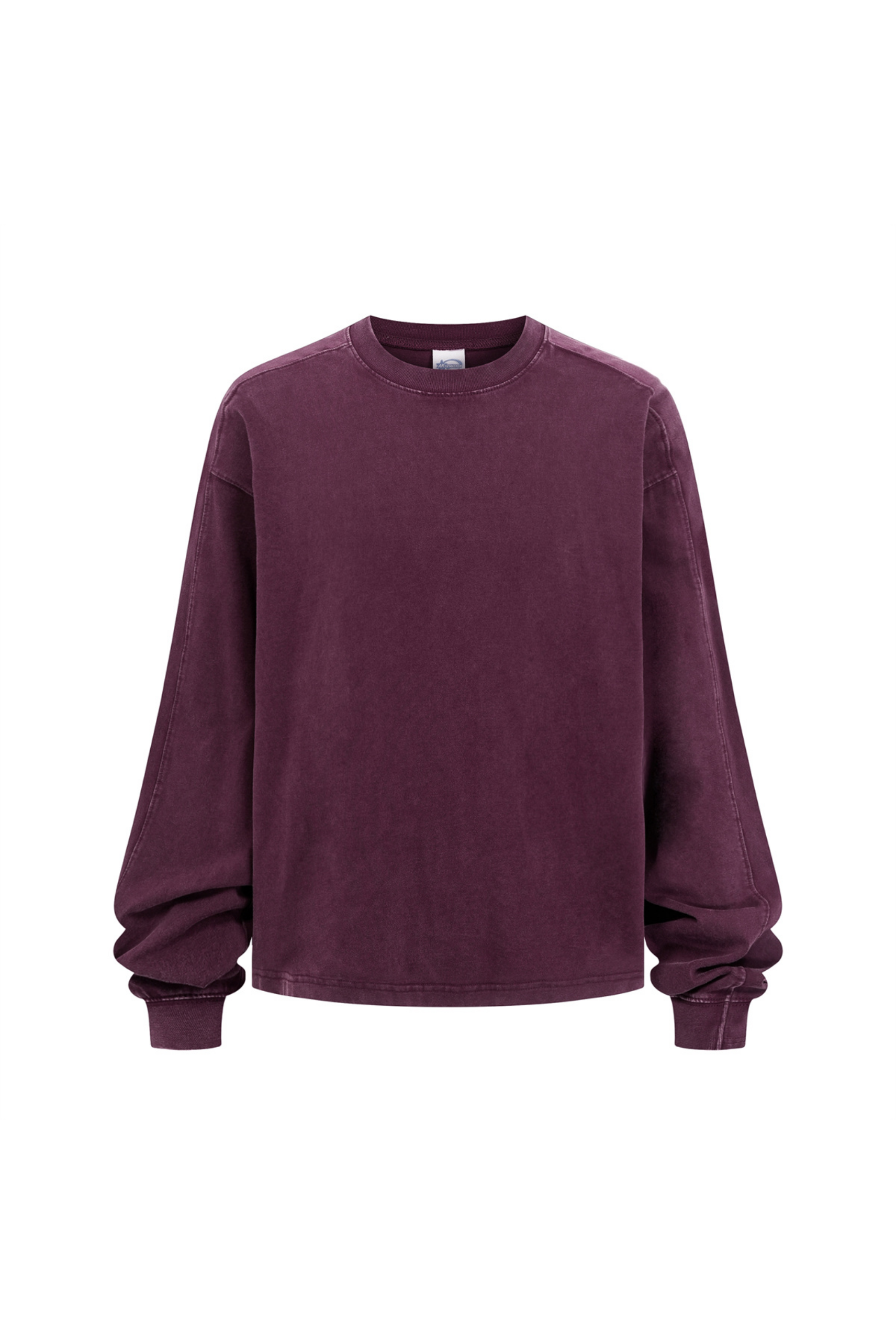 285gsm Garment Dyed Boxy Long Sleeve Tee