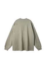 Oversized Drop-Shoulder LS T-Shirt