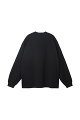 Oversized Drop-Shoulder LS T-Shirt