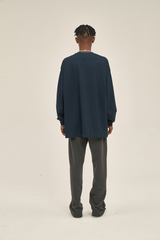 Oversized Drop-Shoulder LS T-Shirt