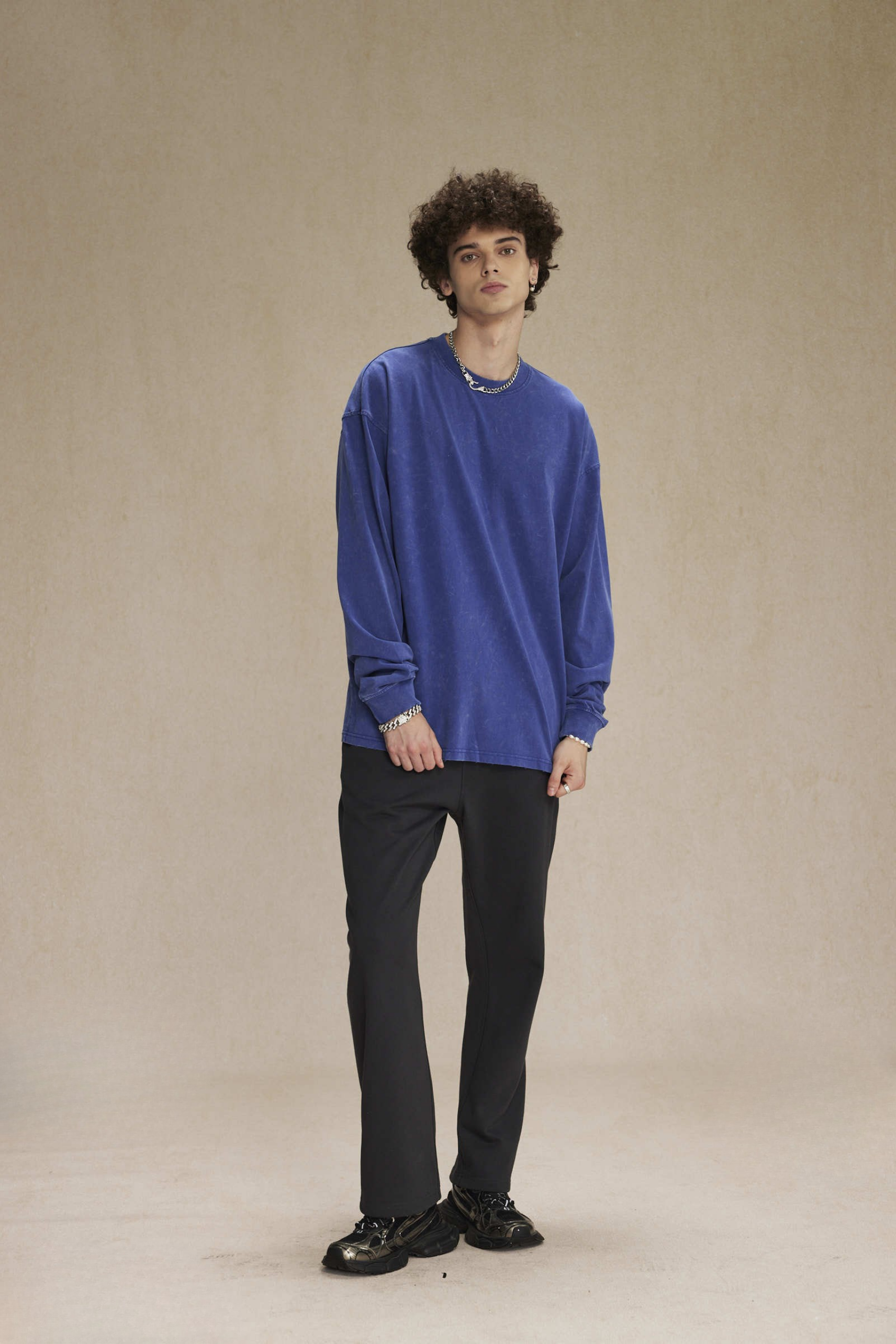 Oversized Vintage Washed LS T-Shirt