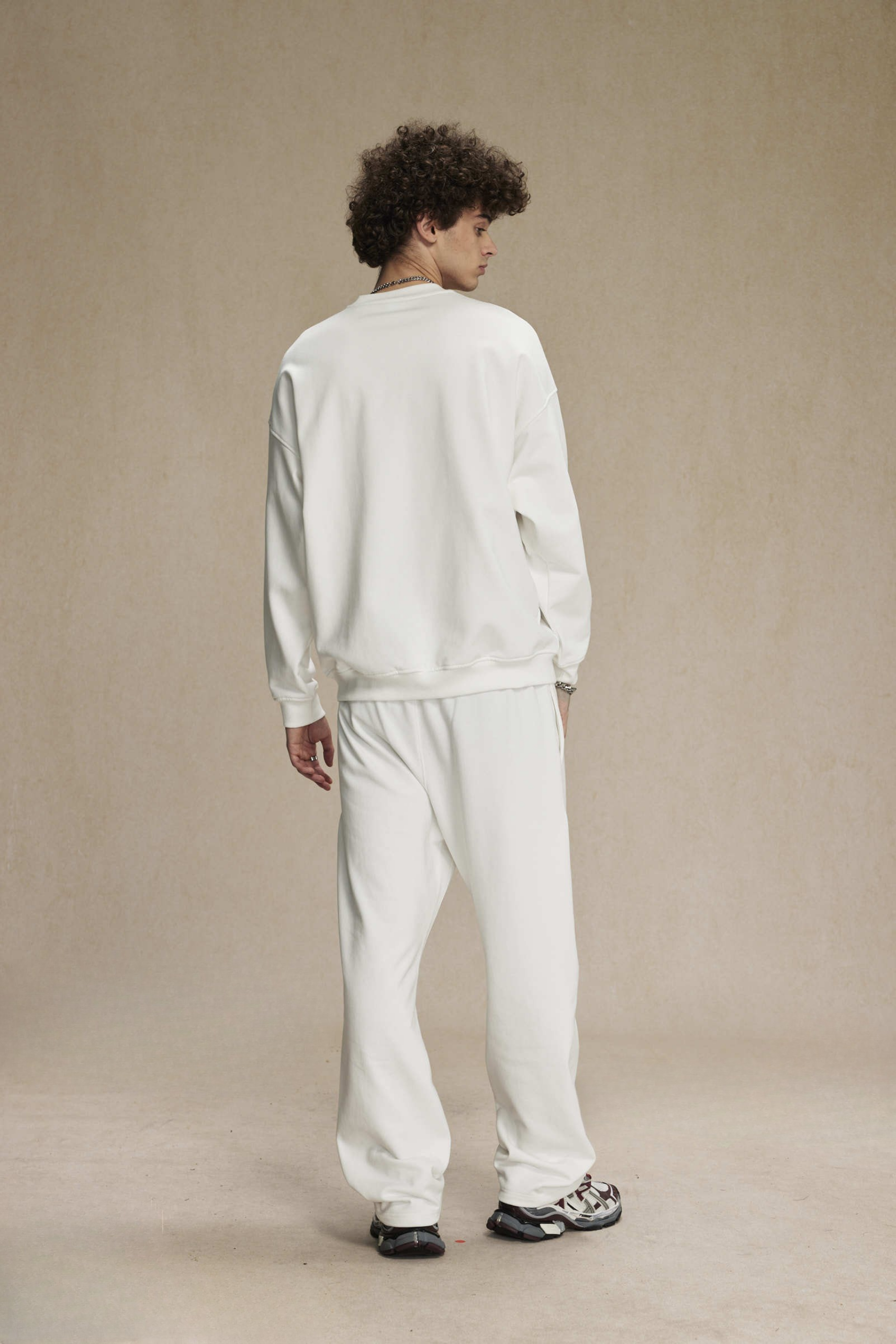 Oversized Drop-Shoulder Sweatshirt