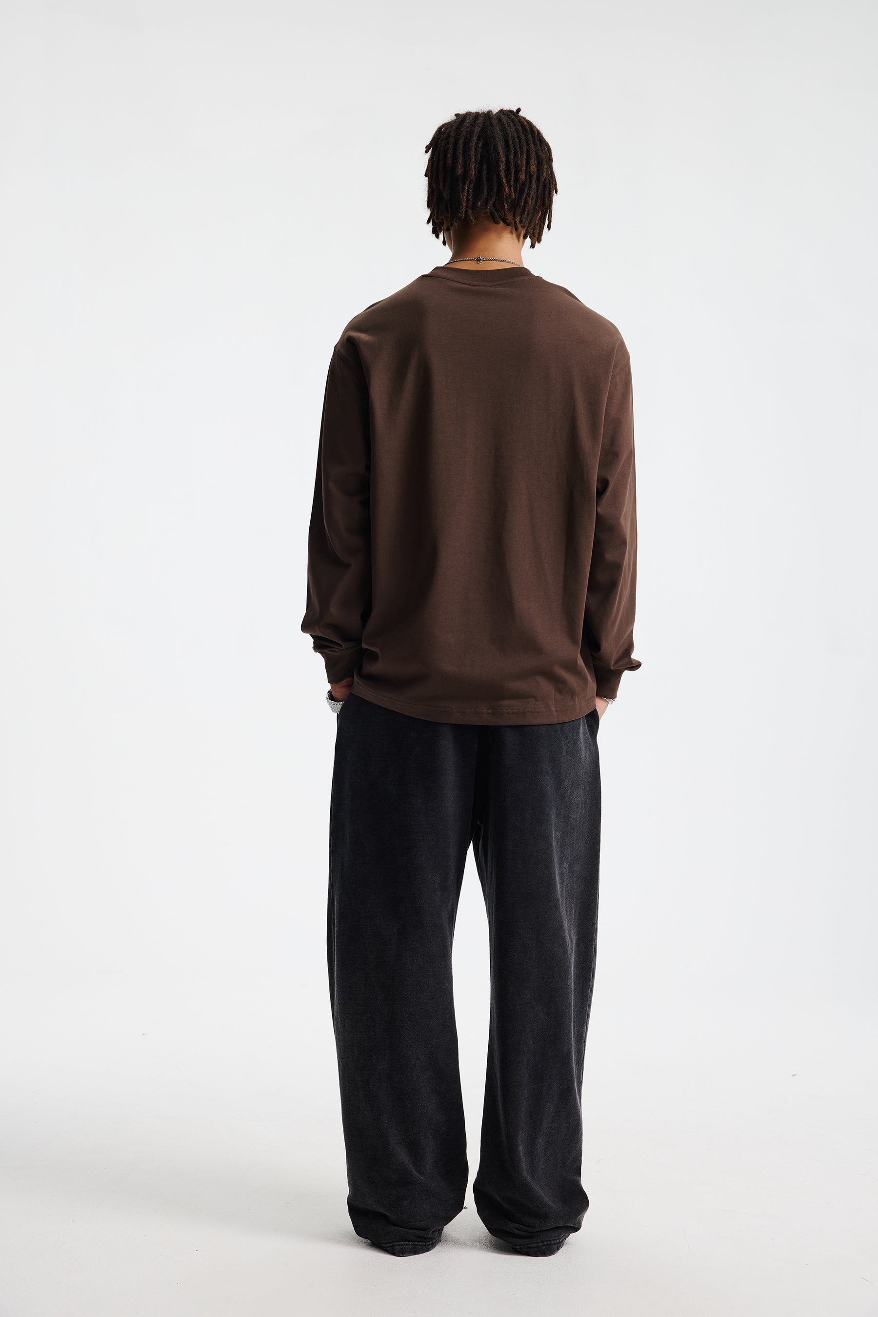 245gsm Cooling Mesh Oversized Long Sleeve Tee