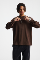 245gsm Cooling Mesh Oversized Long Sleeve Tee