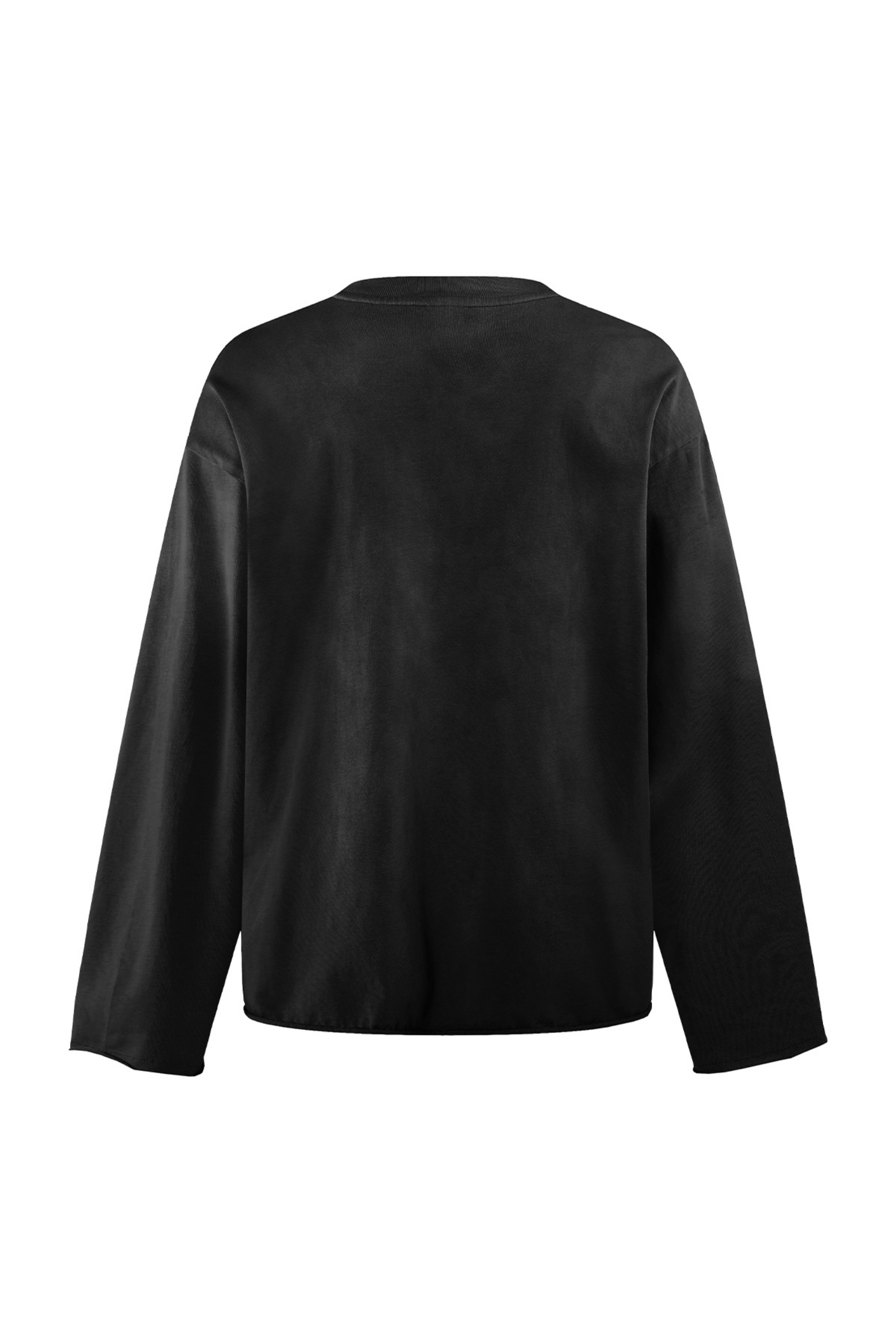 275gsm Spray Dyed Distressed Long Sleeve Tee