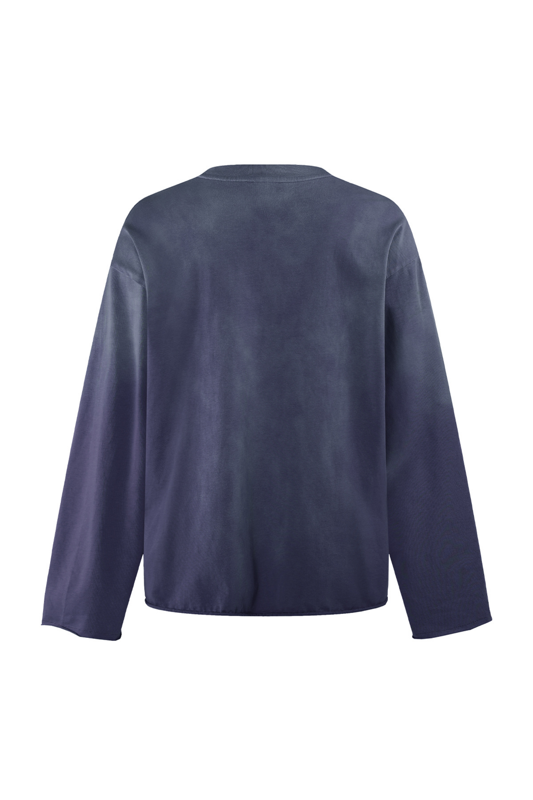 275gsm Spray Dyed Distressed Long Sleeve Tee