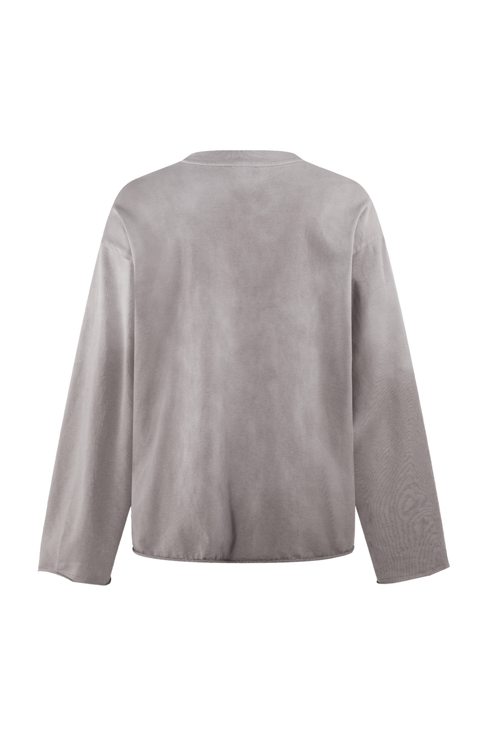 275gsm Spray Dyed Distressed Long Sleeve Tee