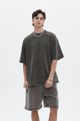 Ultra Heavyweight Washed Faded T-Shirt
