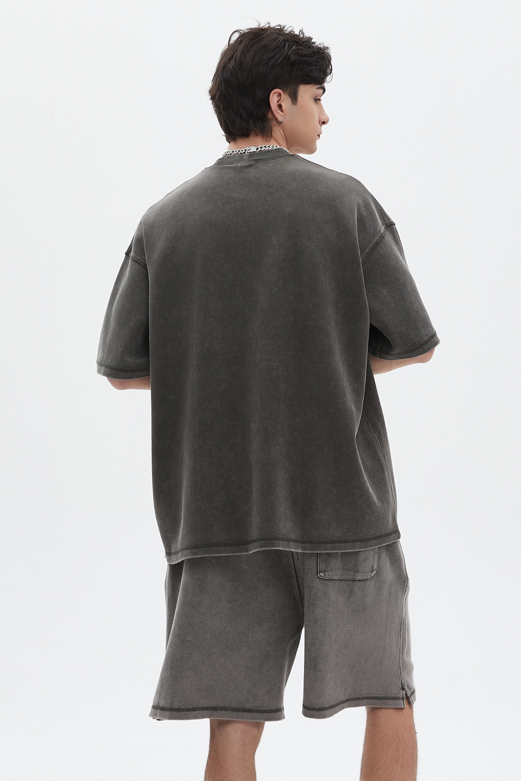 Ultra Heavyweight Washed Faded T-Shirt