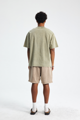Washed Panelled Oversized T-Shirt