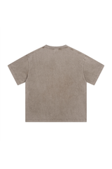 Washed Panelled Oversized T-Shirt