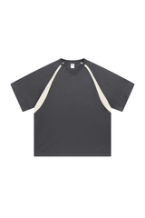 Contrast Raglan V-Neck T-Shirt
