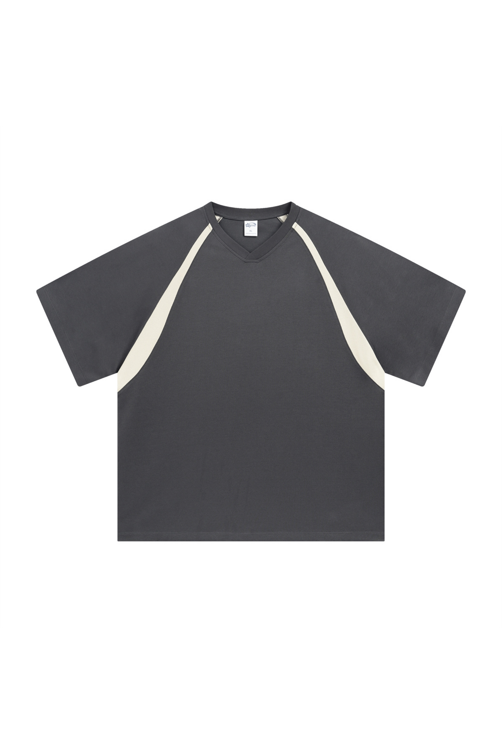 Contrast Raglan V-Neck T-Shirt
