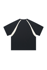Contrast Raglan V-Neck T-Shirt