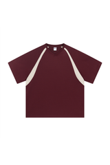 Contrast Raglan V-Neck T-Shirt