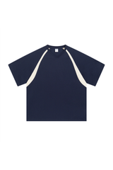 Contrast Raglan V-Neck T-Shirt