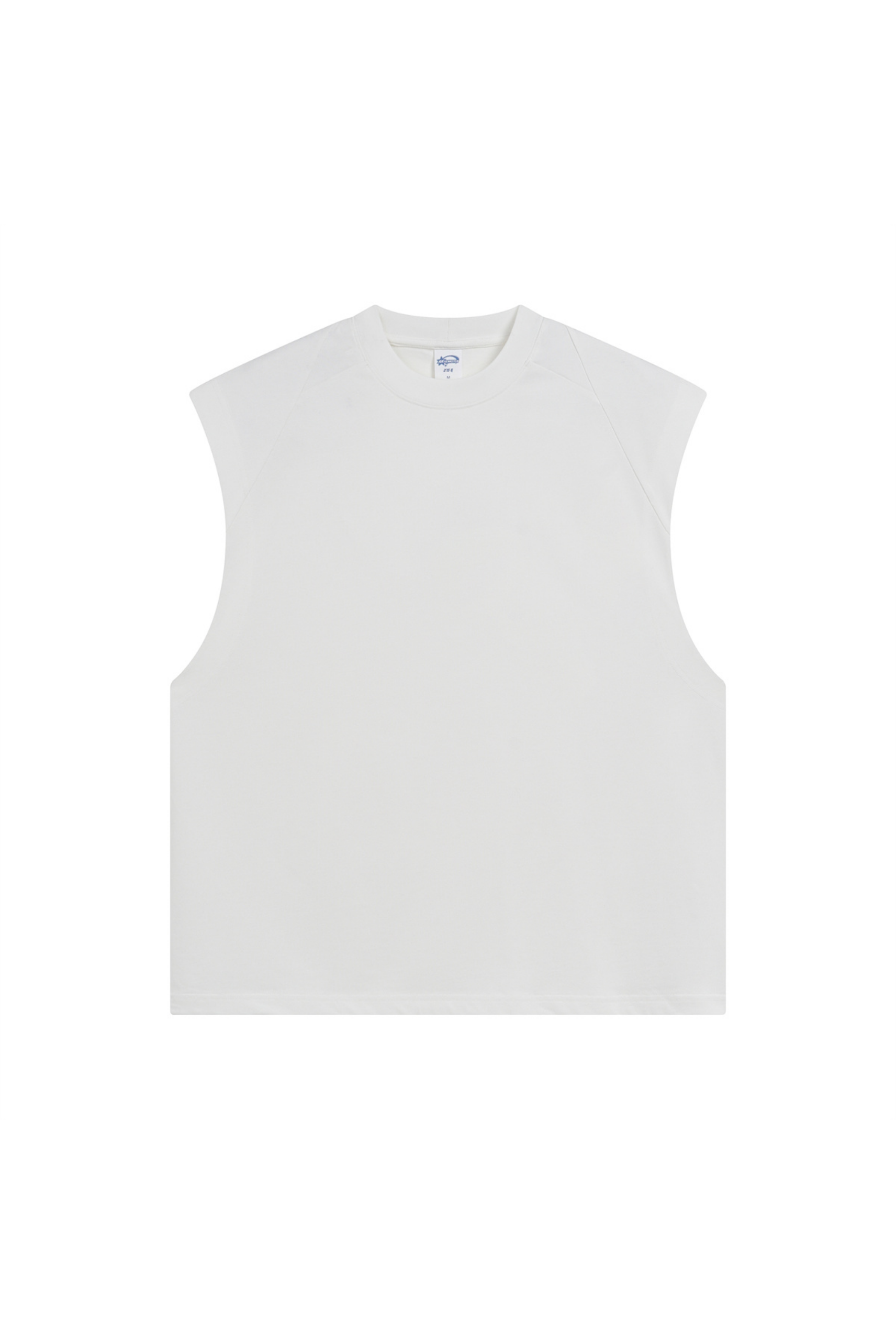 Panelled Oversized Sleeveless T-Shirt