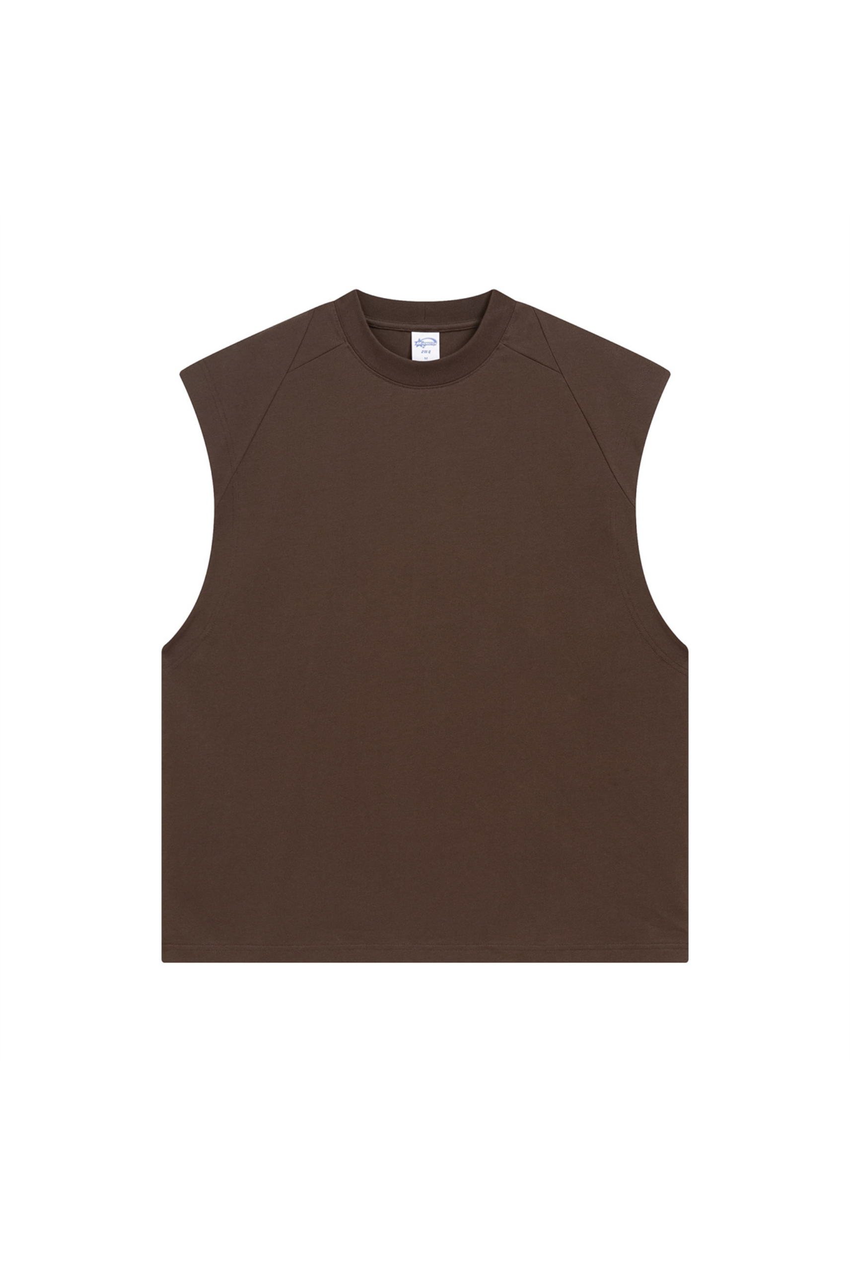 Panelled Oversized Sleeveless T-Shirt