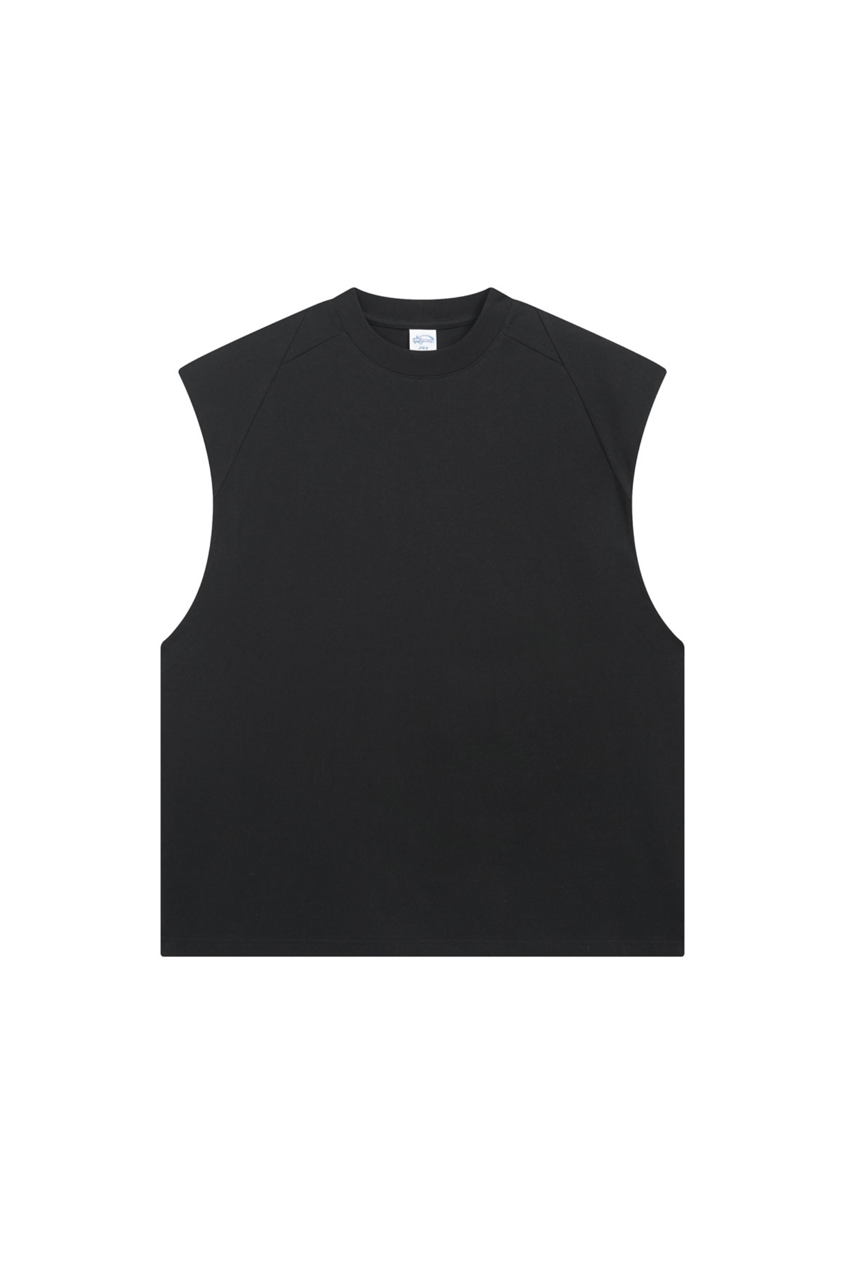 Panelled Oversized Sleeveless T-Shirt