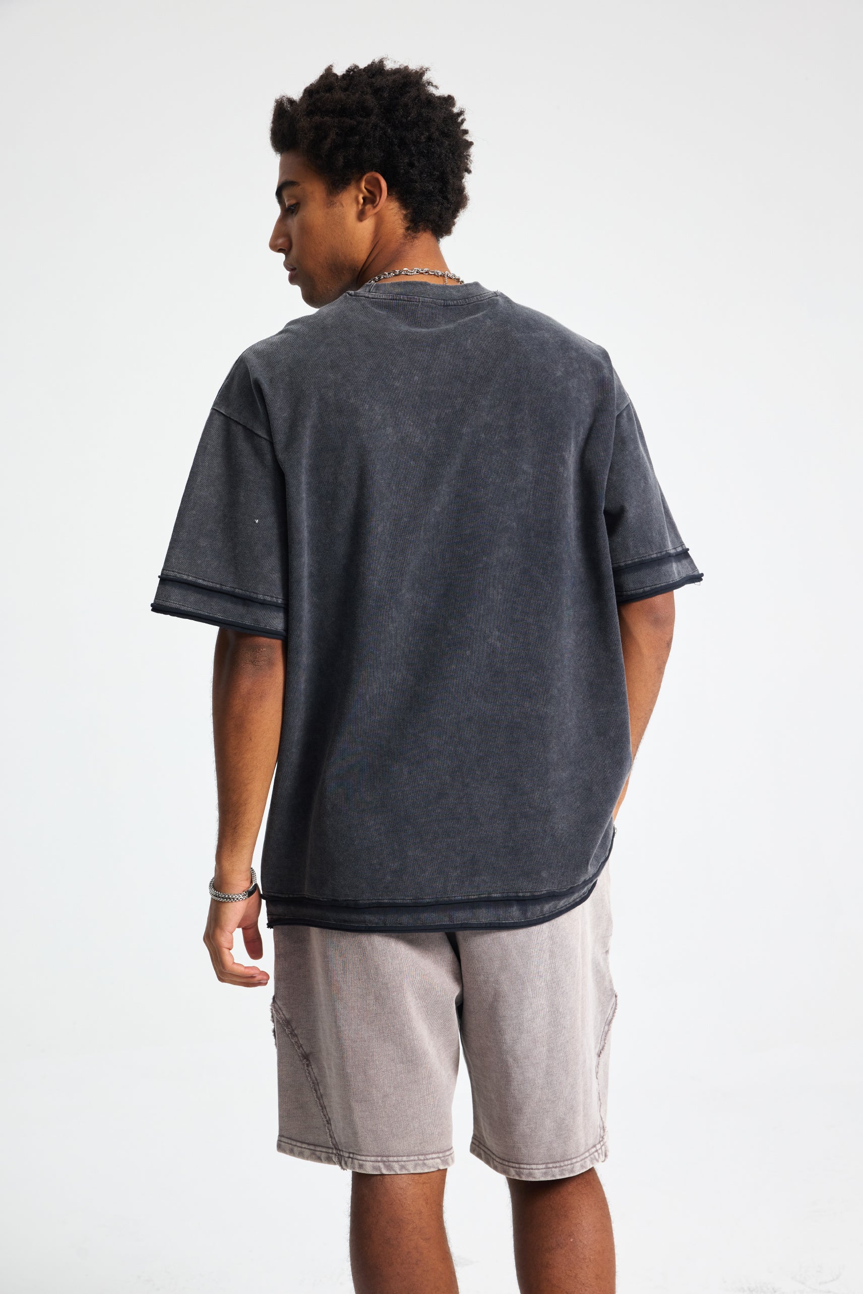 Oversized Panelled T-Shirt