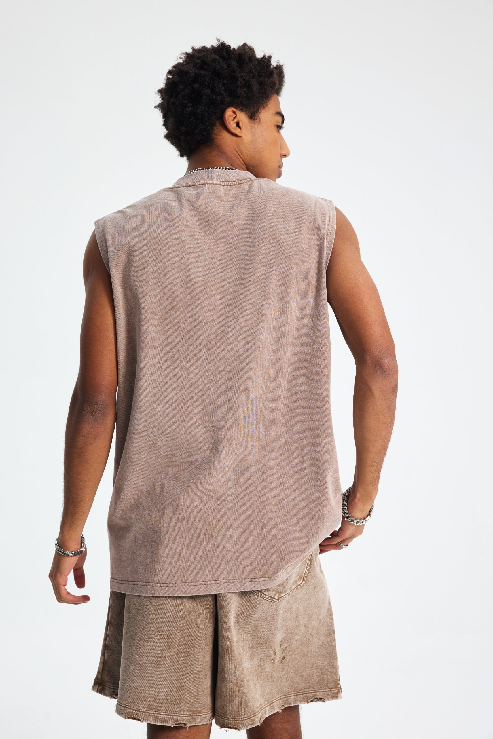 275gsm Garment Dyed Boxy Vest