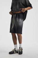 Sun-Faded Relaxed Jogger Shorts