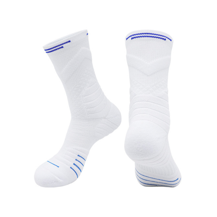 3 Pack Kids Thick Sports Socks With Padded Heel-FOURMINT
