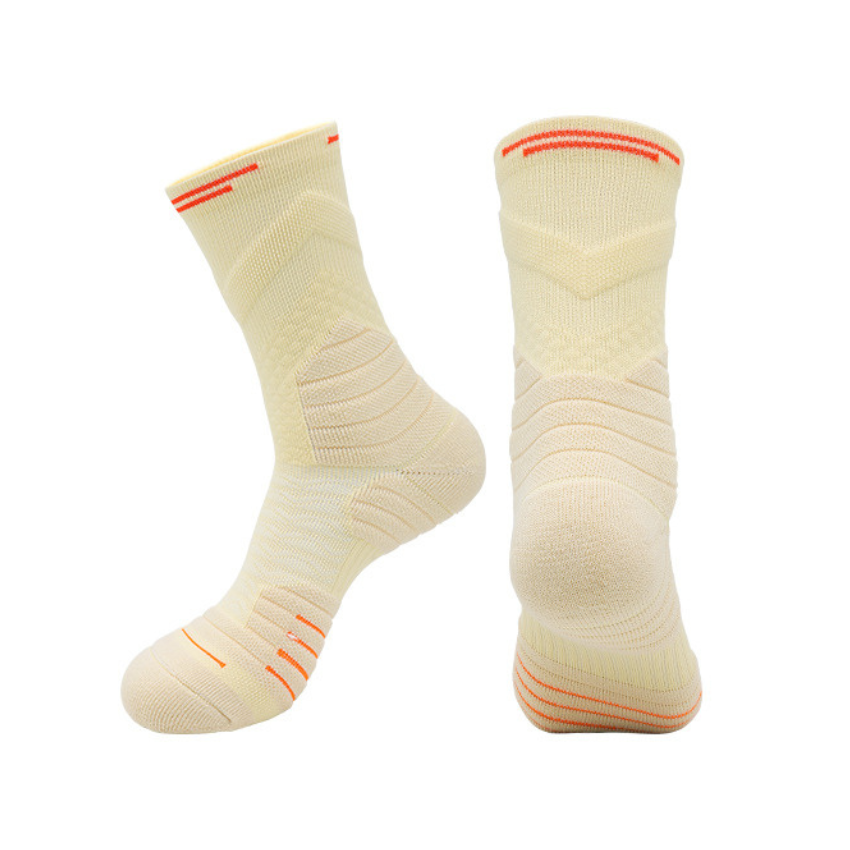 3 Pack Kids Thick Sports Socks With Padded Heel-FOURMINT