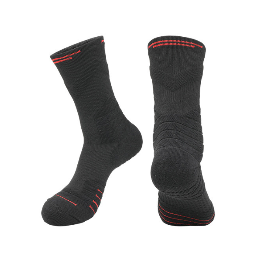 3 Pack Kids Thick Sports Socks With Padded Heel-FOURMINT