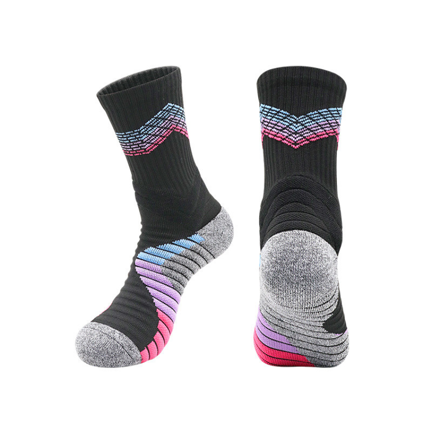 3 Pack Sports Dry Socks Thick Socks Towelling Sole-FOURMINT