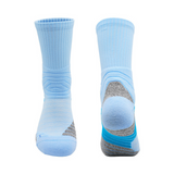 3 Pack Mens Thick Cushioned Sports Socks Black-FOURMINT