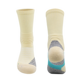 3 Pack Mens Thick Cushioned Sports Socks Black-FOURMINT