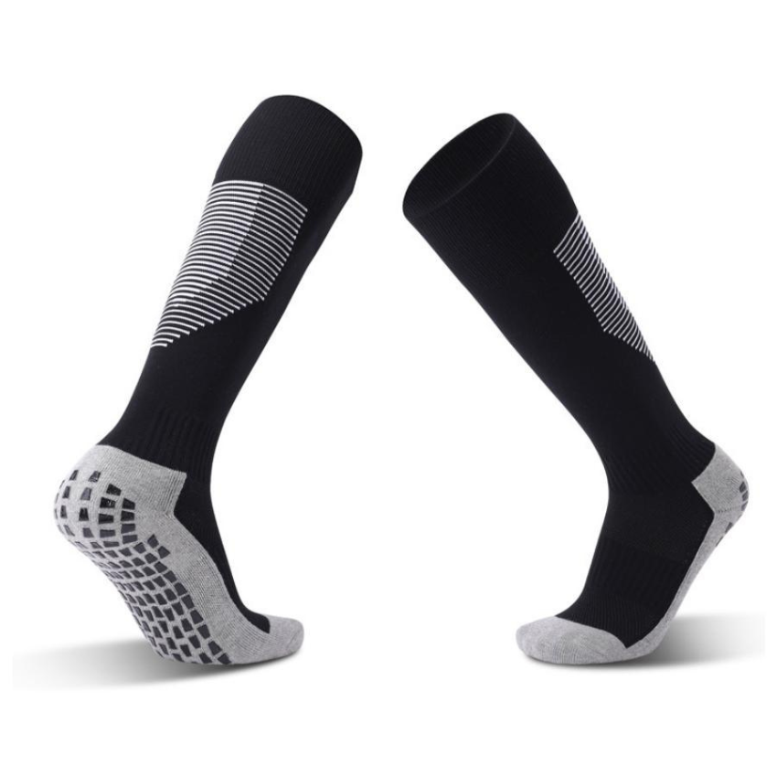 3 Pack Mens Anti Slip Football Grip Socks-FOURMINT